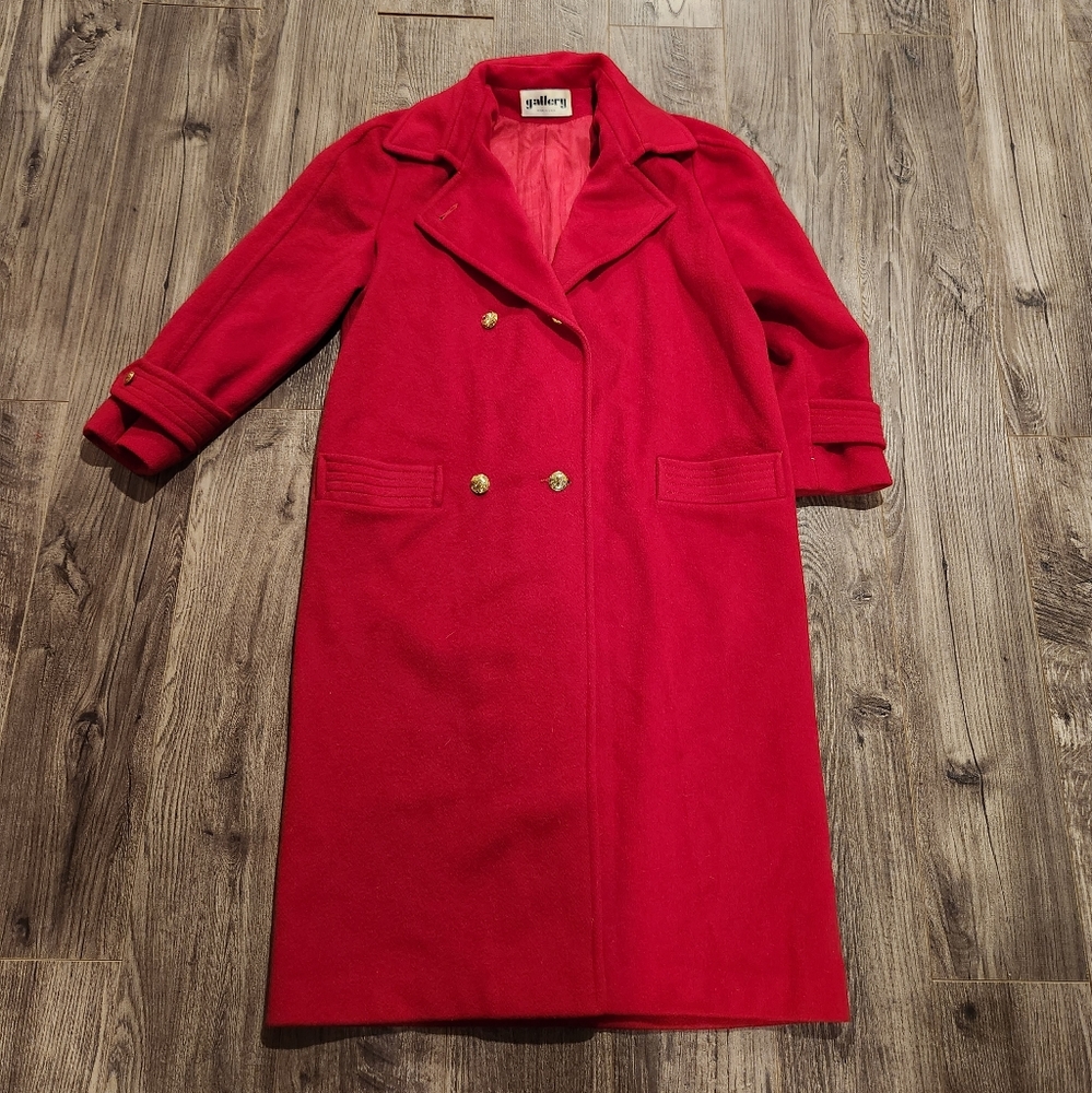 Vintage Wool Button-Up Jacket